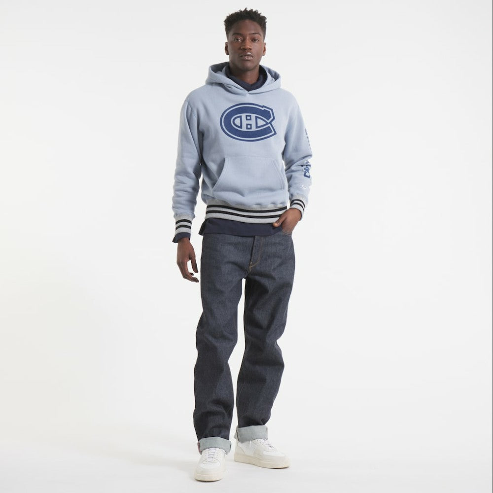 Montreal Canadiens Todd Snyder by Fanatics Relaxed Canadian Fleece Hoodie - Gray | Fanatics sale