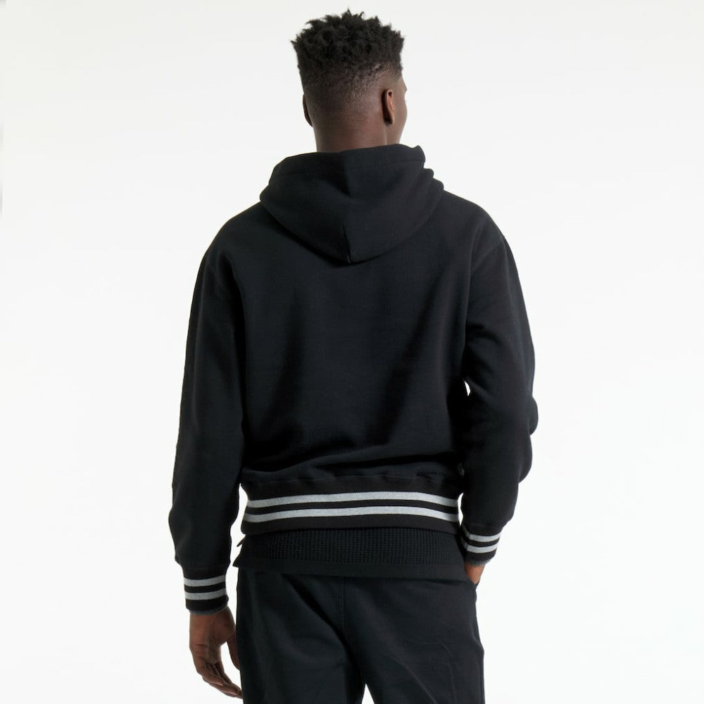 Chicago Blackhawks Todd Snyder by Fanatics Relaxed Canadian Fleece Hoodie - Black | Fanatics Lifestyle