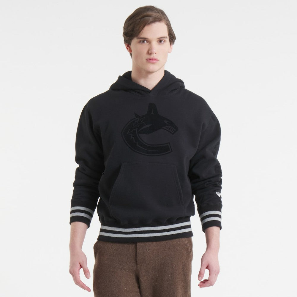 Vancouver Canucks Todd Snyder by Fanatics Relaxed Canadian Fleece Hoodie - Black | Fanatics online