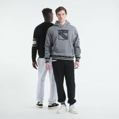 New York Rangers Todd Snyder by Fanatics Relaxed Canadian Fleece Hoodie - Dark Heather Gray | Fanatics Clearance