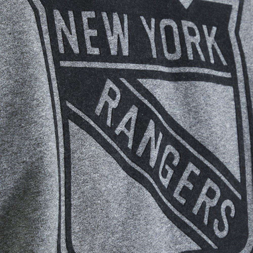 New York Rangers Todd Snyder by Fanatics Relaxed Canadian Fleece Hoodie - Dark Heather Gray | Fanatics Clearance