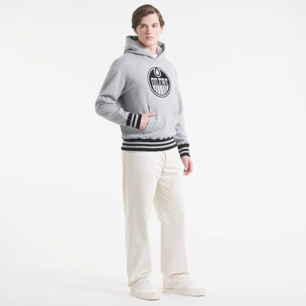Edmonton Oilers Todd Snyder by Fanatics Relaxed Canadian Fleece Hoodie - Athletic Heather Gray | Fanatics online