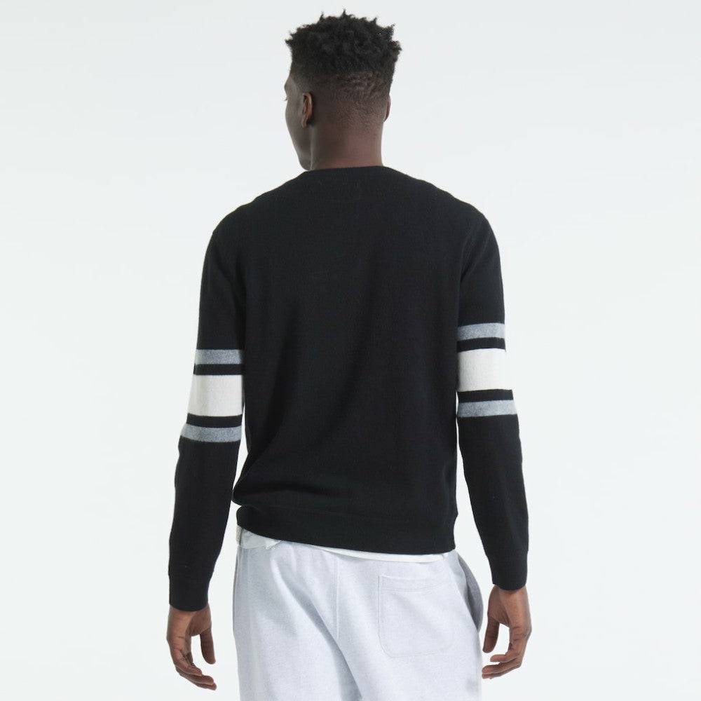 New York Rangers Todd Snyder by Fanatics Cashmere Crew Sweater - Black | Fanatics sale