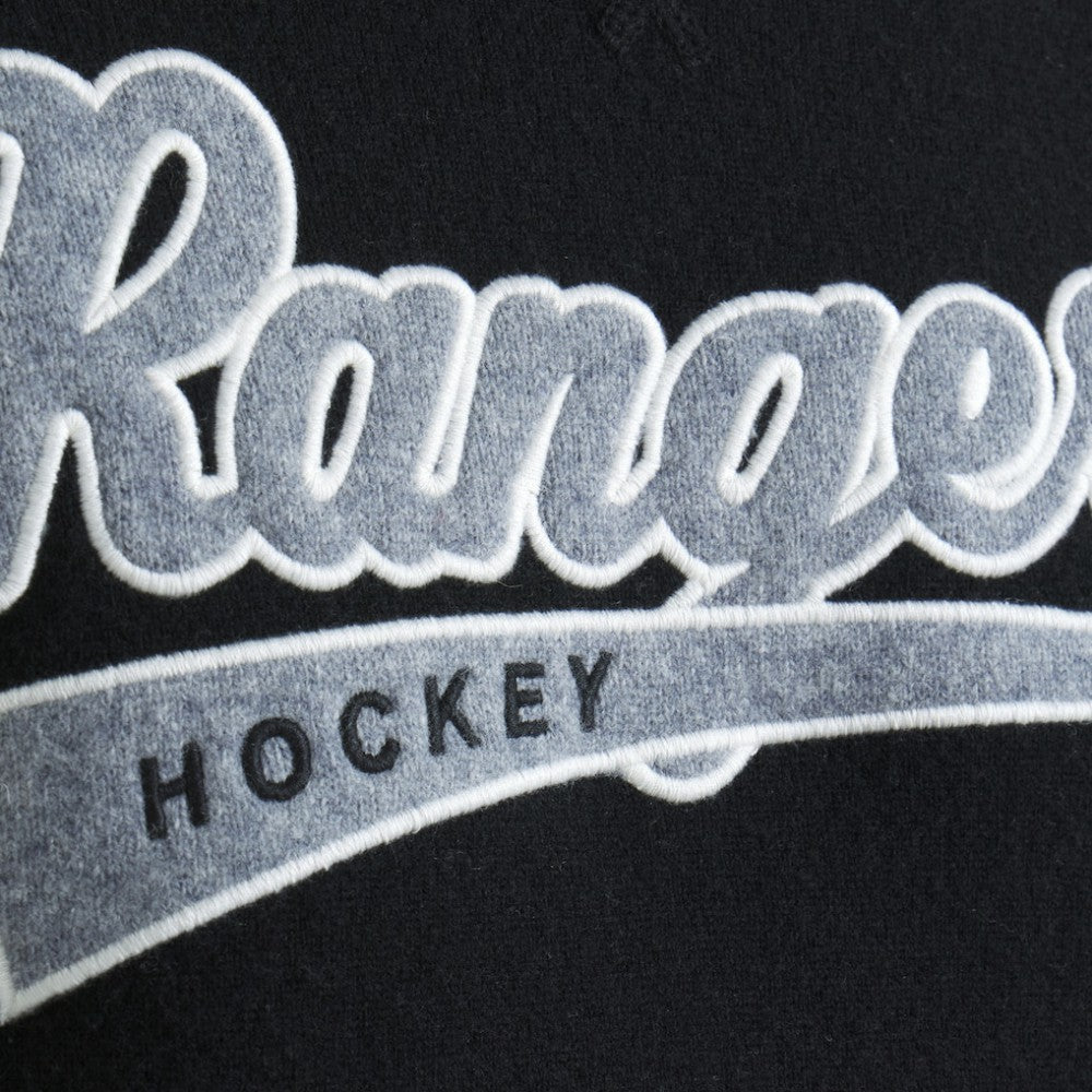 New York Rangers Todd Snyder by Fanatics Cashmere Crew Sweater - Black | Fanatics sale