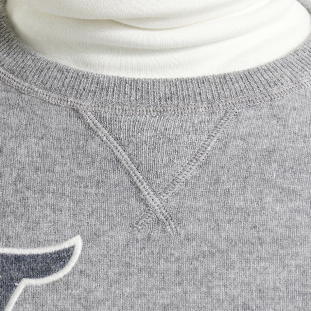 Toronto Maple Leafs Todd Snyder by Fanatics Cashmere Crew Sweater - Athletic Heather Gray | Fanatics online