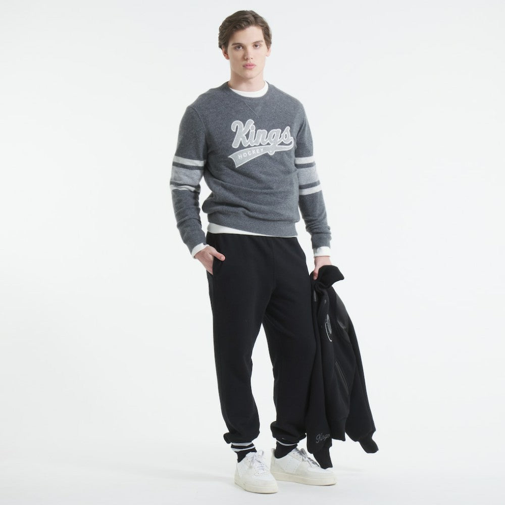 Los Angeles Kings Todd Snyder by Fanatics Cashmere Crew Sweater - Heather Gray | Fanatics discount
