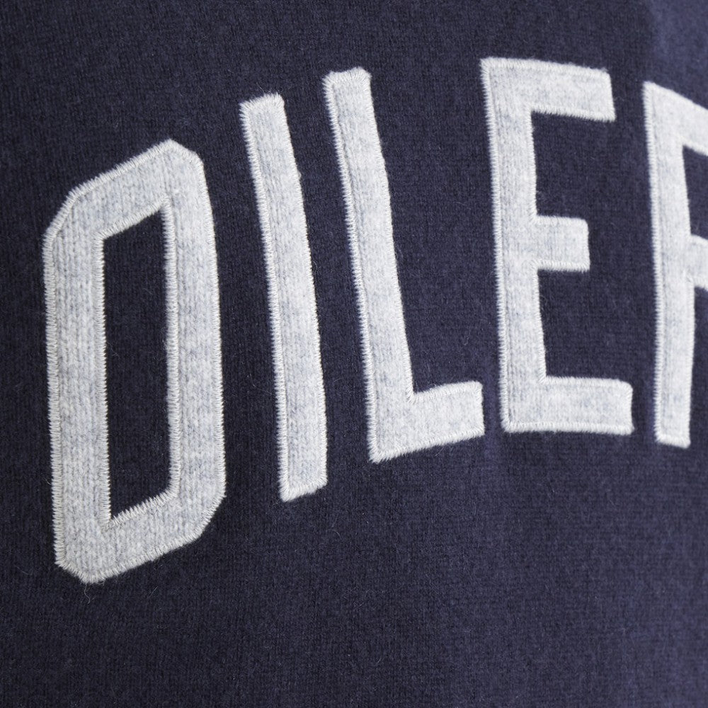 Edmonton Oilers Todd Snyder by Fanatics Cashmere Hooded Sweater - Navy | Fanatics online