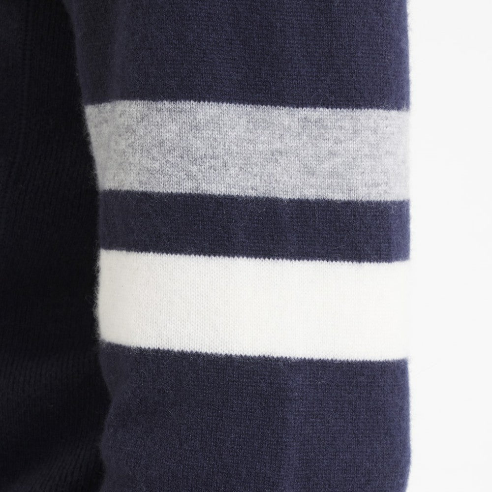 Edmonton Oilers Todd Snyder by Fanatics Cashmere Hooded Sweater - Navy | Fanatics online