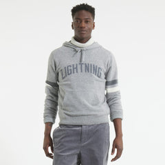 Tampa Bay Lightning Todd Snyder by Fanatics Cashmere Hooded Sweater - Athletic Heather Gray | Fanatics on sale