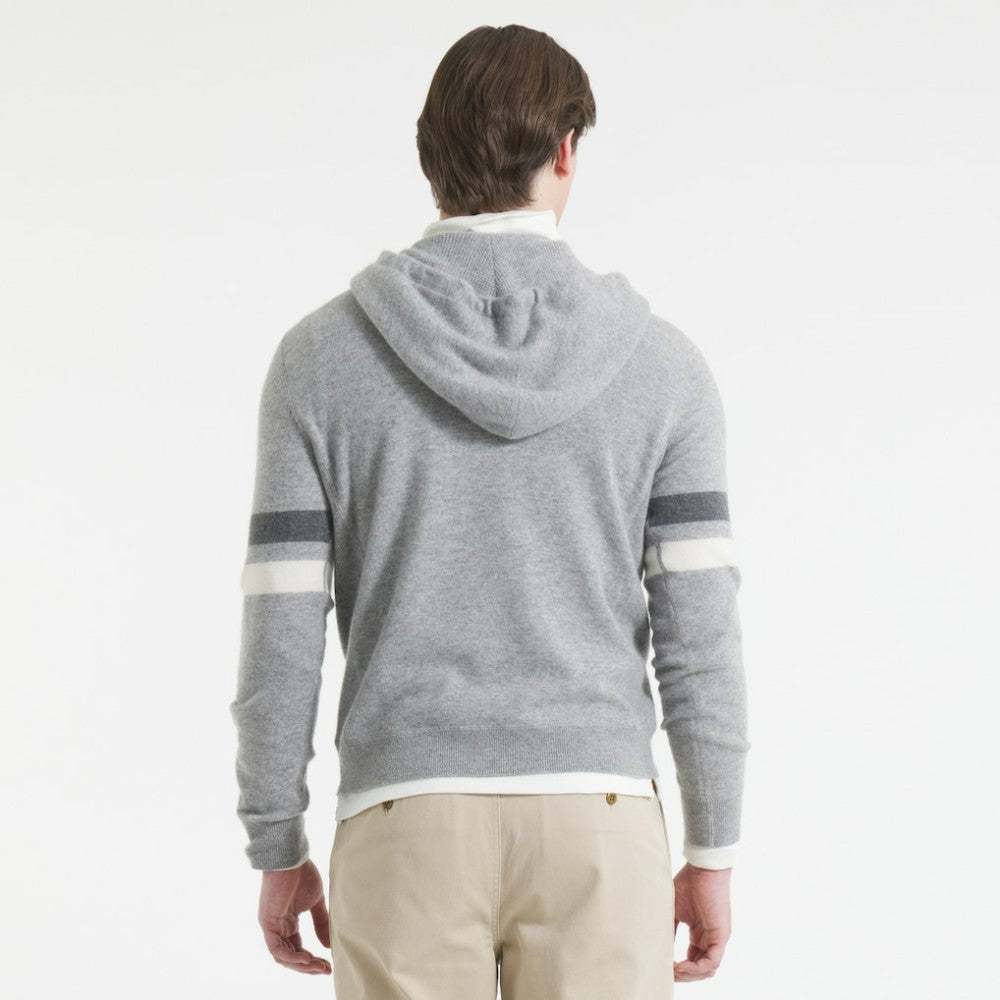 New York Rangers Todd Snyder by Fanatics Cashmere Hooded Sweater - Athletic Heather Gray | Fanatics sale