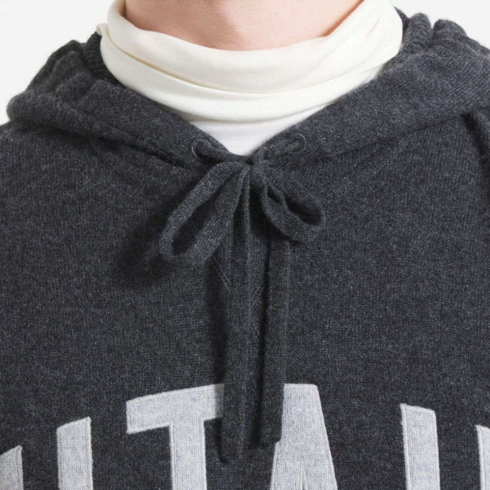 Utah Mammoth Todd Snyder by Fanatics Cashmere Hooded Sweater - Heather Black | Fanatics discount