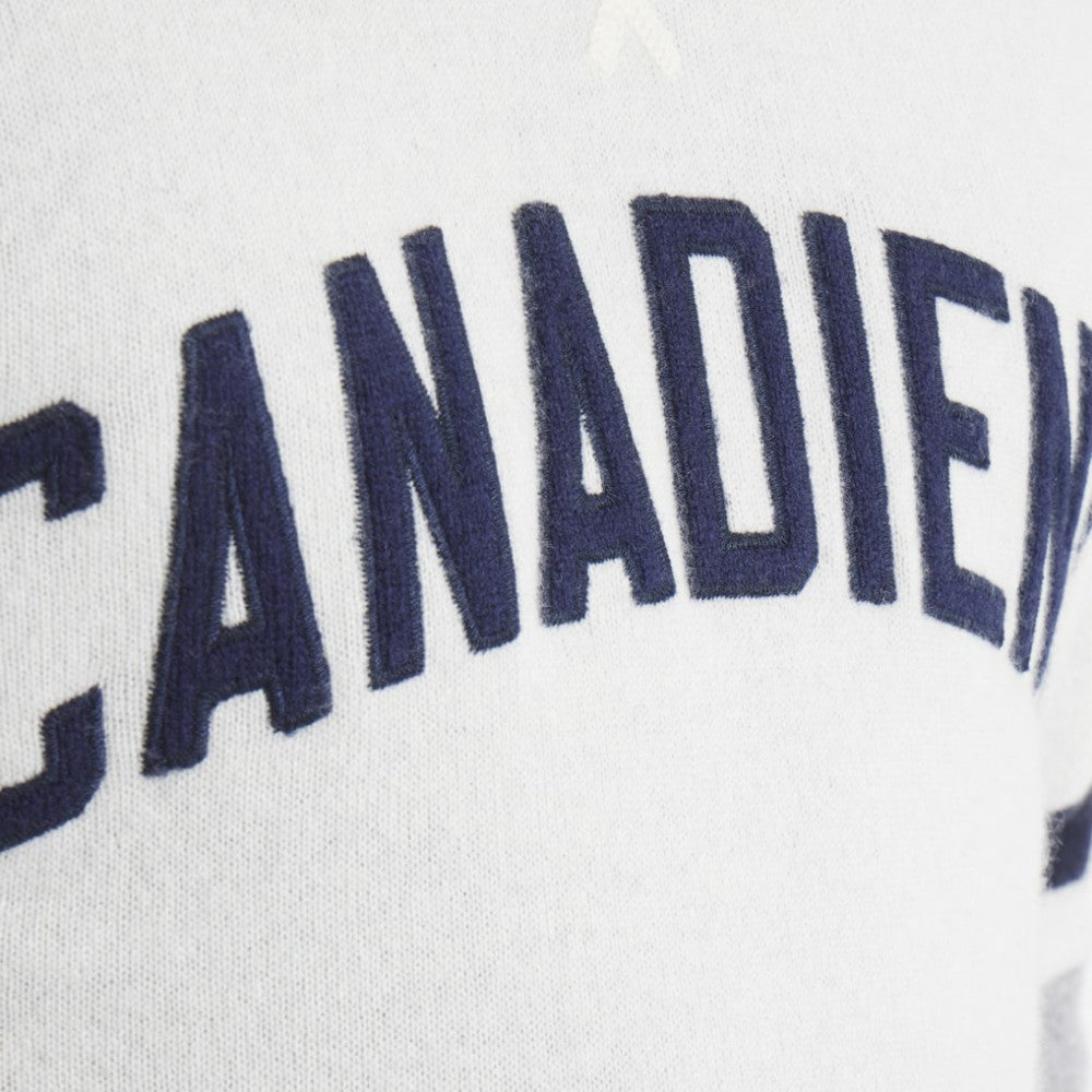 Montreal Canadiens Todd Snyder by Fanatics Cashmere Hooded Sweater - Oatmeal | Fanatics on sale