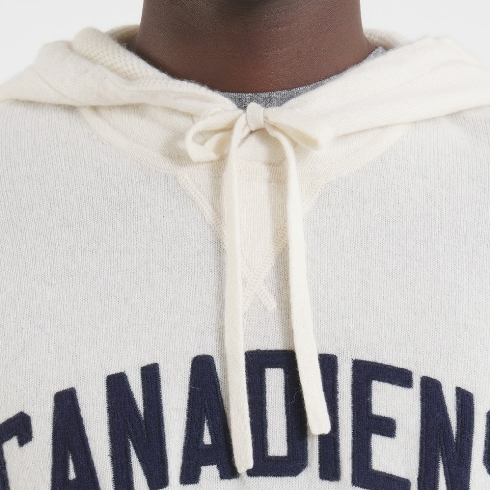 Montreal Canadiens Todd Snyder by Fanatics Cashmere Hooded Sweater - Oatmeal | Fanatics on sale