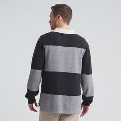 Los Angeles Kings Todd Snyder by Fanatics Cashmere Rugby Sweater - Athletic Heather Gray | Fanatics online