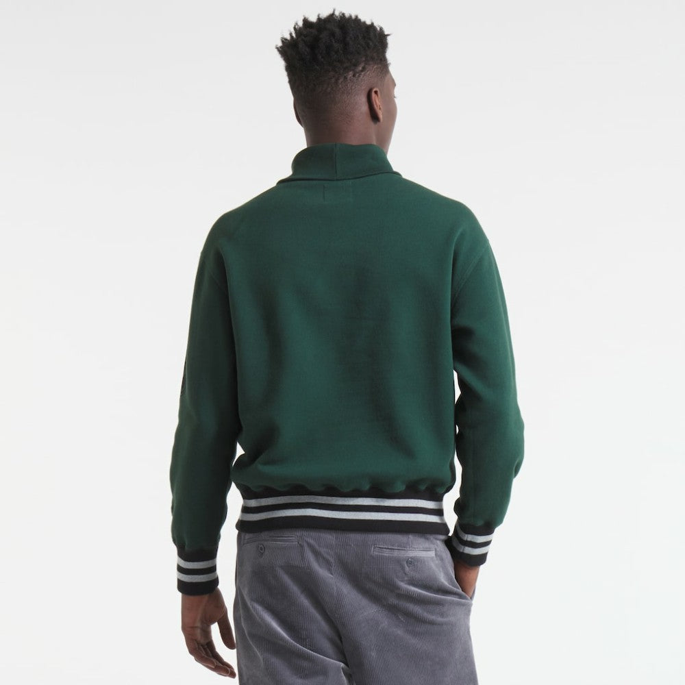Vancouver Canucks Todd Snyder by Fanatics Relaxed Canadian Fleece Turtleneck - Dark Green | Fanatics online