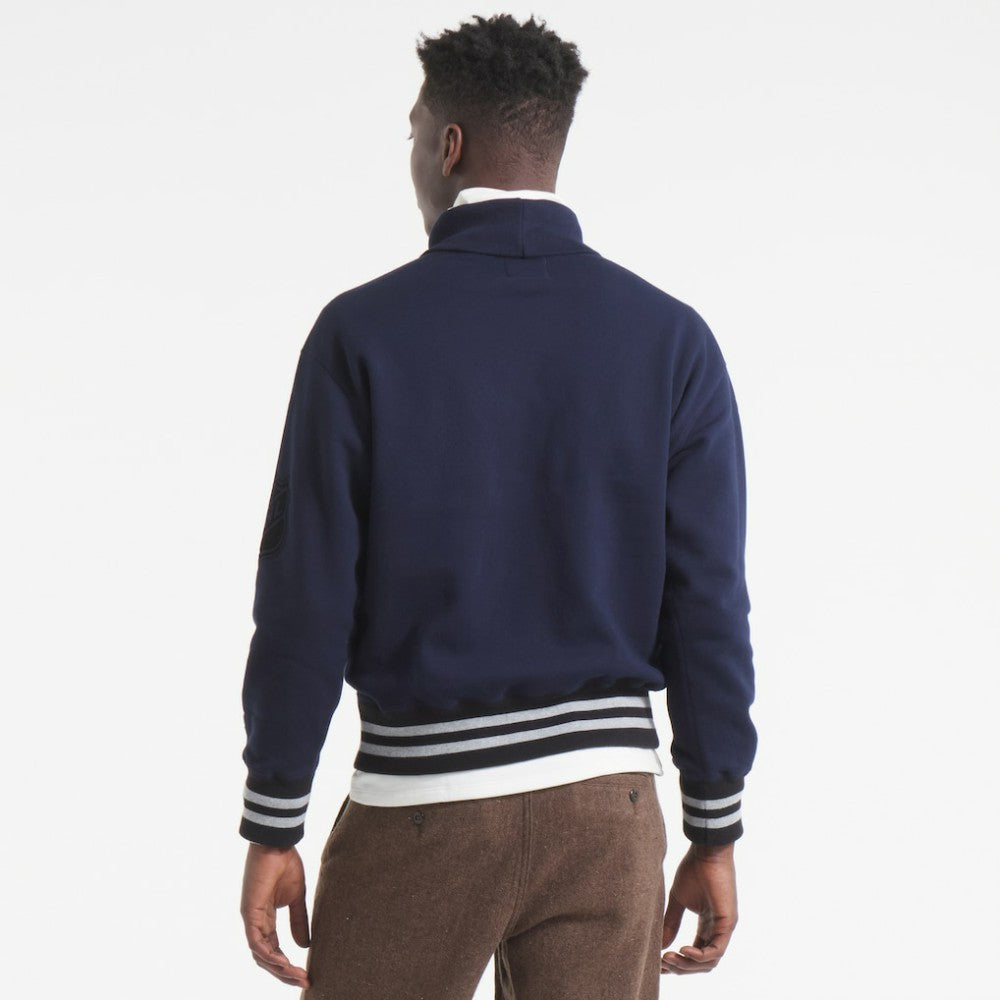 Edmonton Oilers Todd Snyder by Fanatics Relaxed Canadian Fleece Turtleneck - Navy | Fanatics near me