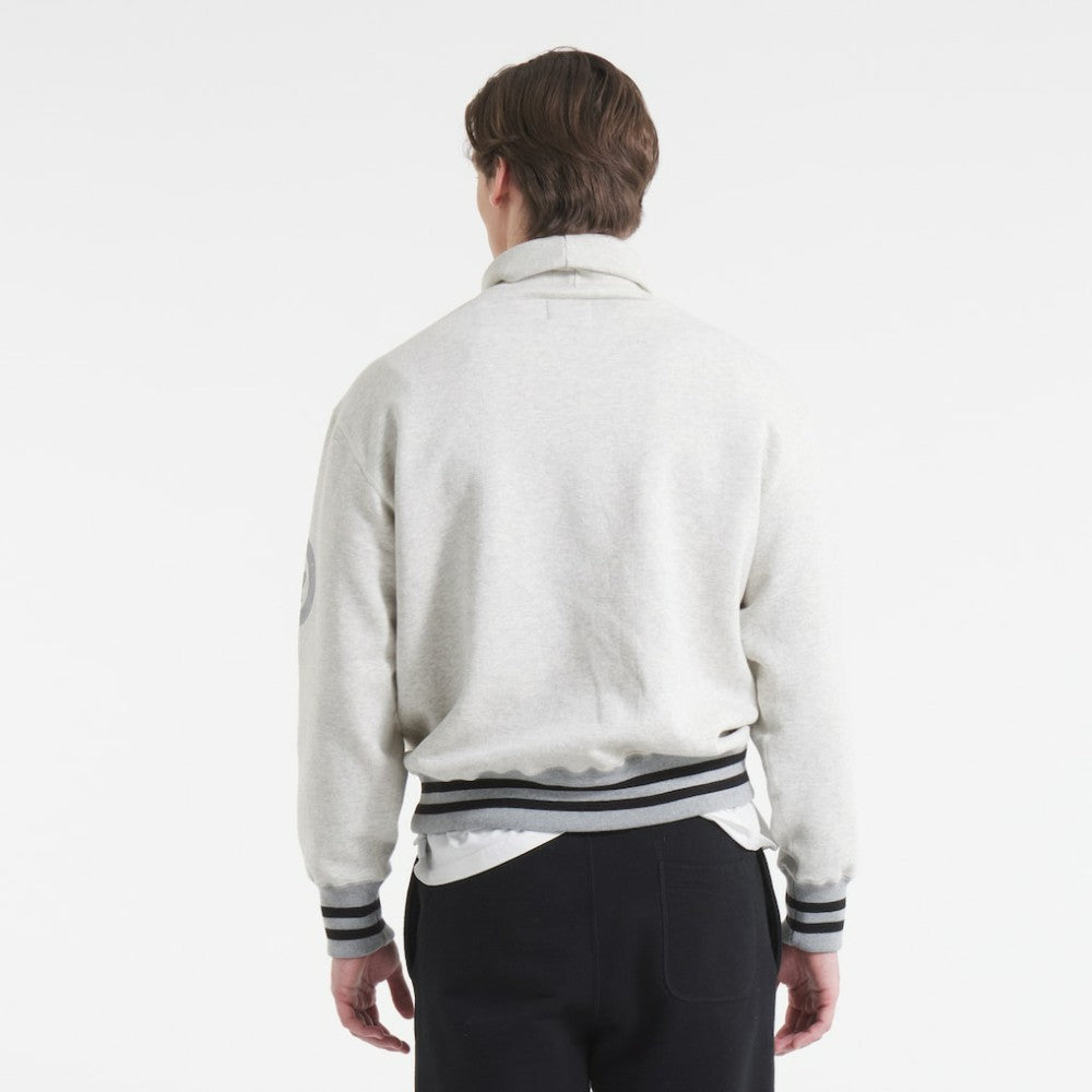 Toronto Maple Leafs Todd Snyder by Fanatics Relaxed Canadian Fleece Turtleneck - Heather Gray | Fanatics Lifestyle