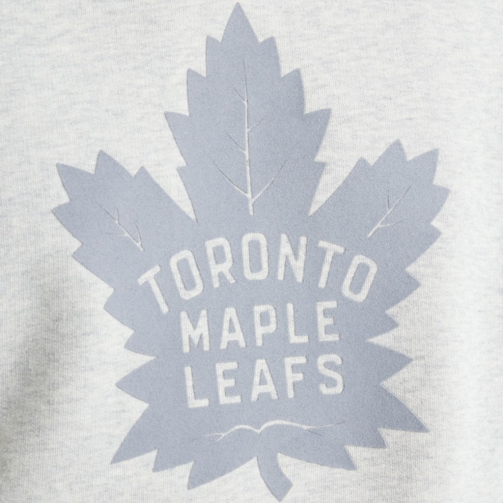 Toronto Maple Leafs Todd Snyder by Fanatics Relaxed Canadian Fleece Turtleneck - Heather Gray | Fanatics Lifestyle