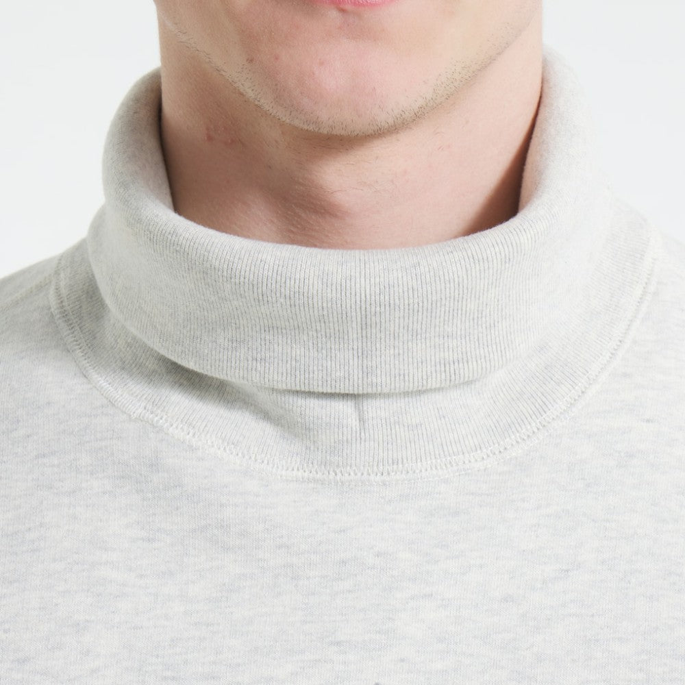 Toronto Maple Leafs Todd Snyder by Fanatics Relaxed Canadian Fleece Turtleneck - Heather Gray | Fanatics Lifestyle