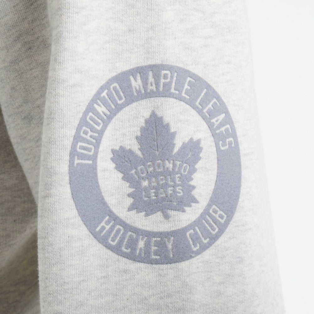Toronto Maple Leafs Todd Snyder by Fanatics Relaxed Canadian Fleece Turtleneck - Heather Gray | Fanatics Lifestyle
