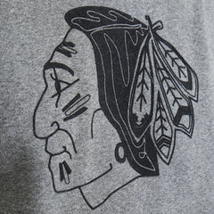 Chicago Blackhawks Todd Snyder by Fanatics Relaxed Canadian Fleece Turtleneck - Dark Heather Gray | Fanatics Lifestyle