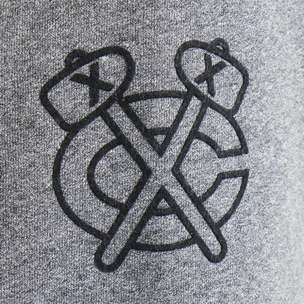 Chicago Blackhawks Todd Snyder by Fanatics Relaxed Canadian Fleece Turtleneck - Dark Heather Gray | Fanatics Lifestyle