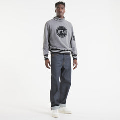 Utah Mammoth Todd Snyder by Fanatics Relaxed Canadian Fleece Turtleneck - Dark Heather Gray | Fanatics online