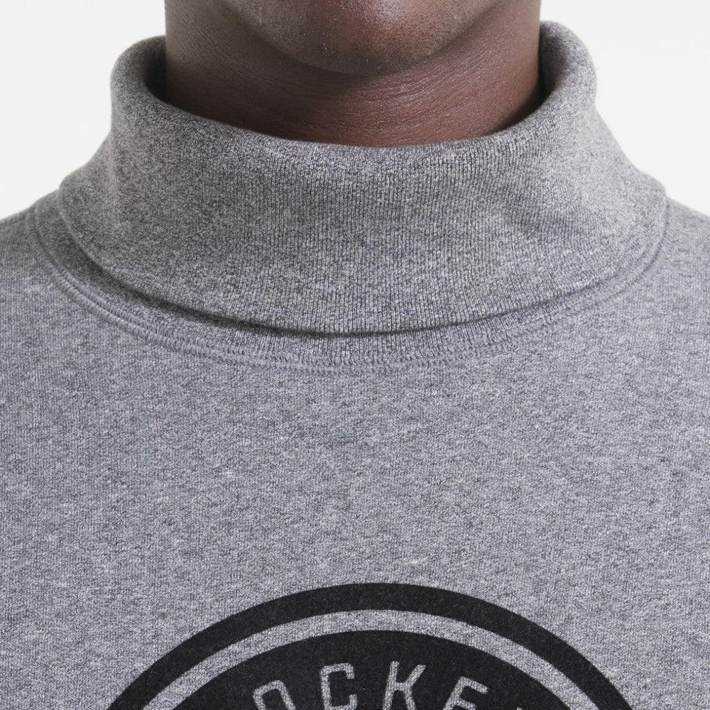 Utah Mammoth Todd Snyder by Fanatics Relaxed Canadian Fleece Turtleneck - Dark Heather Gray | Fanatics online