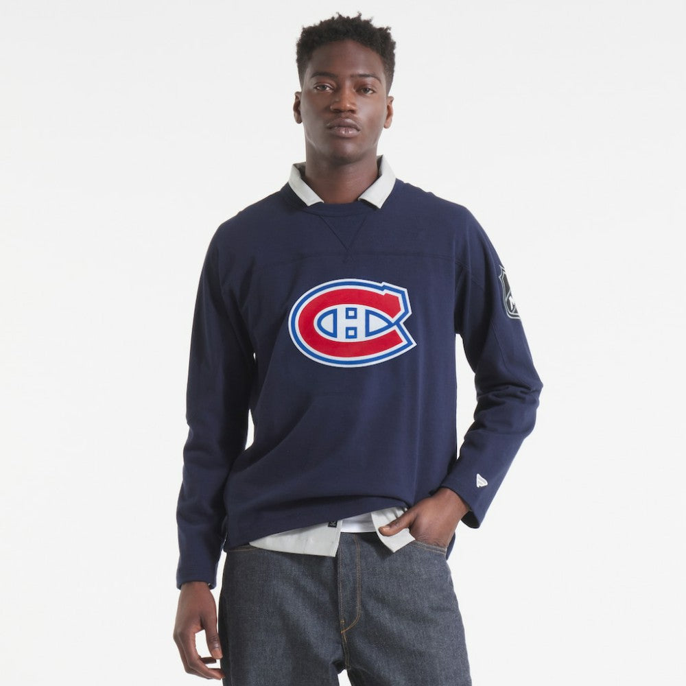 Montreal Canadiens Todd Snyder by Fanatics Heavyweight Football Jersey - Navy | Fanatics sale