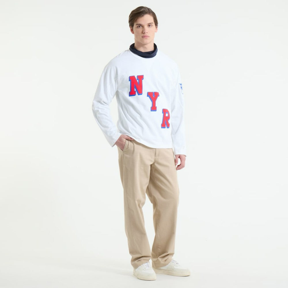 New York Rangers Todd Snyder by Fanatics Heavyweight Football Jersey - White | Fanatics on sale