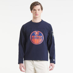 Edmonton Oilers Todd Snyder by Fanatics Heavyweight Football Jersey - Navy | Fanatics online