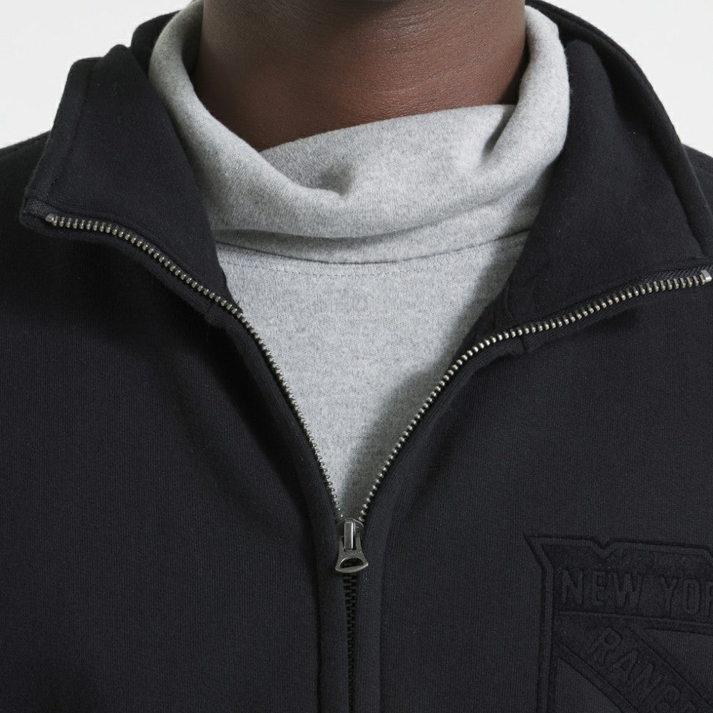 New York Rangers Todd Snyder by Fanatics Full-Zip Fleece - Black | Fanatics online