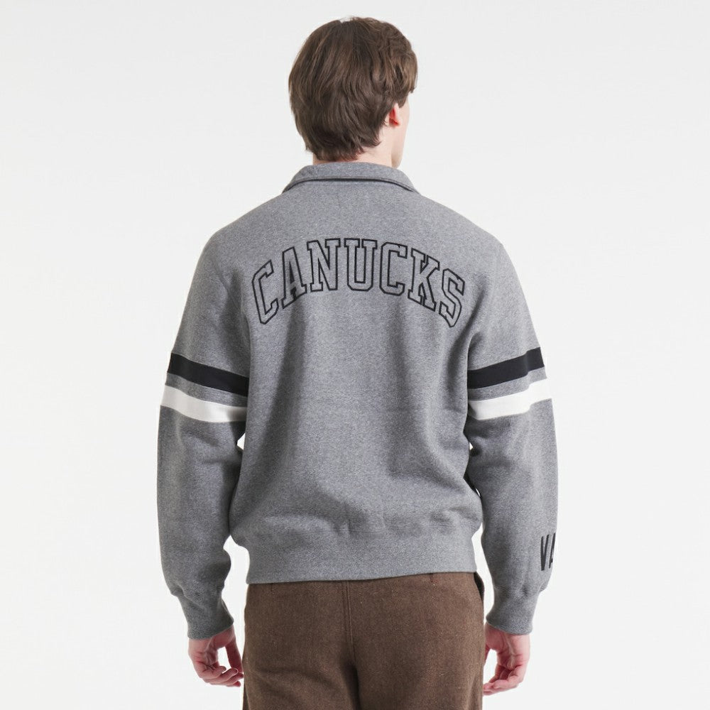 Vancouver Canucks Todd Snyder by Fanatics Full-Zip Fleece - Dark Heather Gray | Fanatics discount