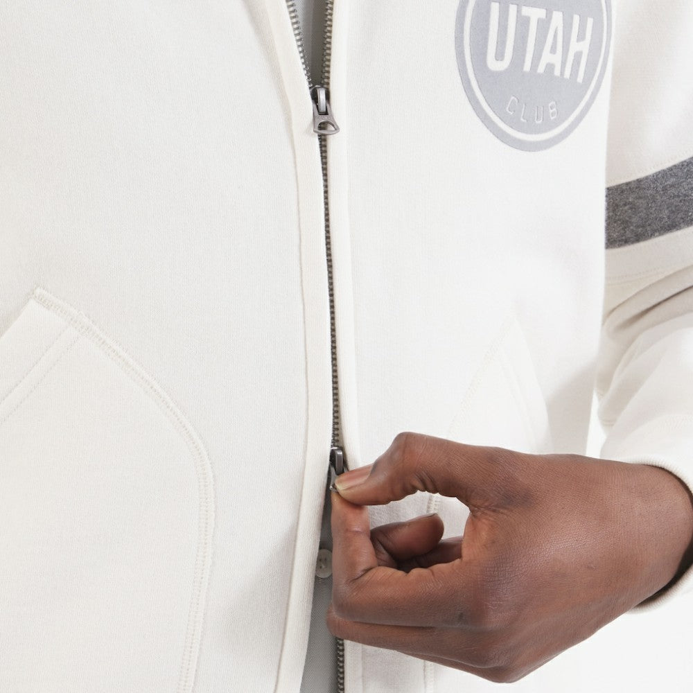 Utah Mammoth Todd Snyder by Fanatics Full-Zip Fleece - White | Fanatics near me