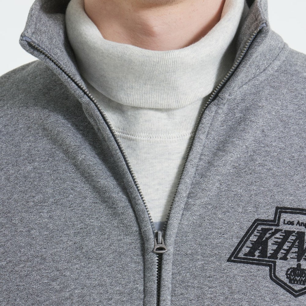 Los Angeles Kings Todd Snyder by Fanatics Full-Zip Fleece - Dark Heather Gray | Fanatics near me