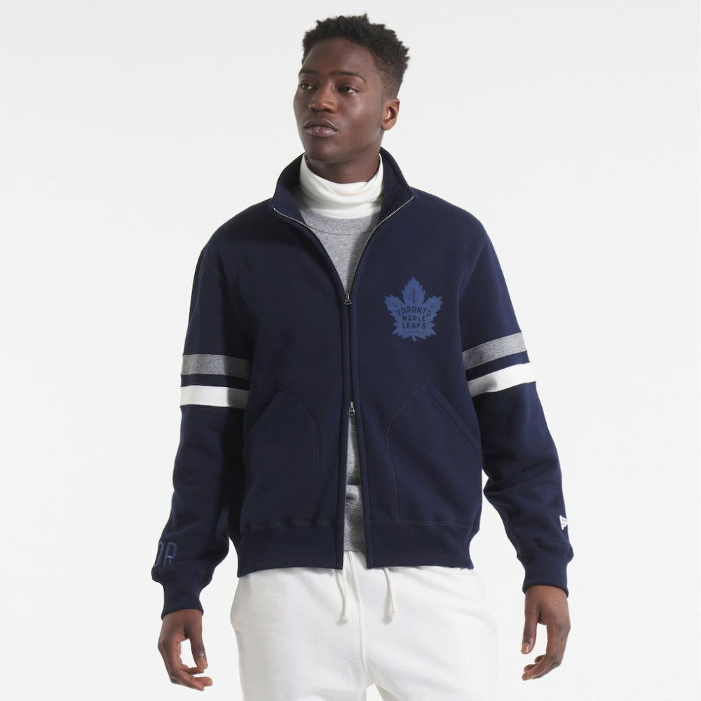 Toronto Maple Leafs Todd Snyder by Fanatics Full-Zip Fleece - Navy | Fanatics online