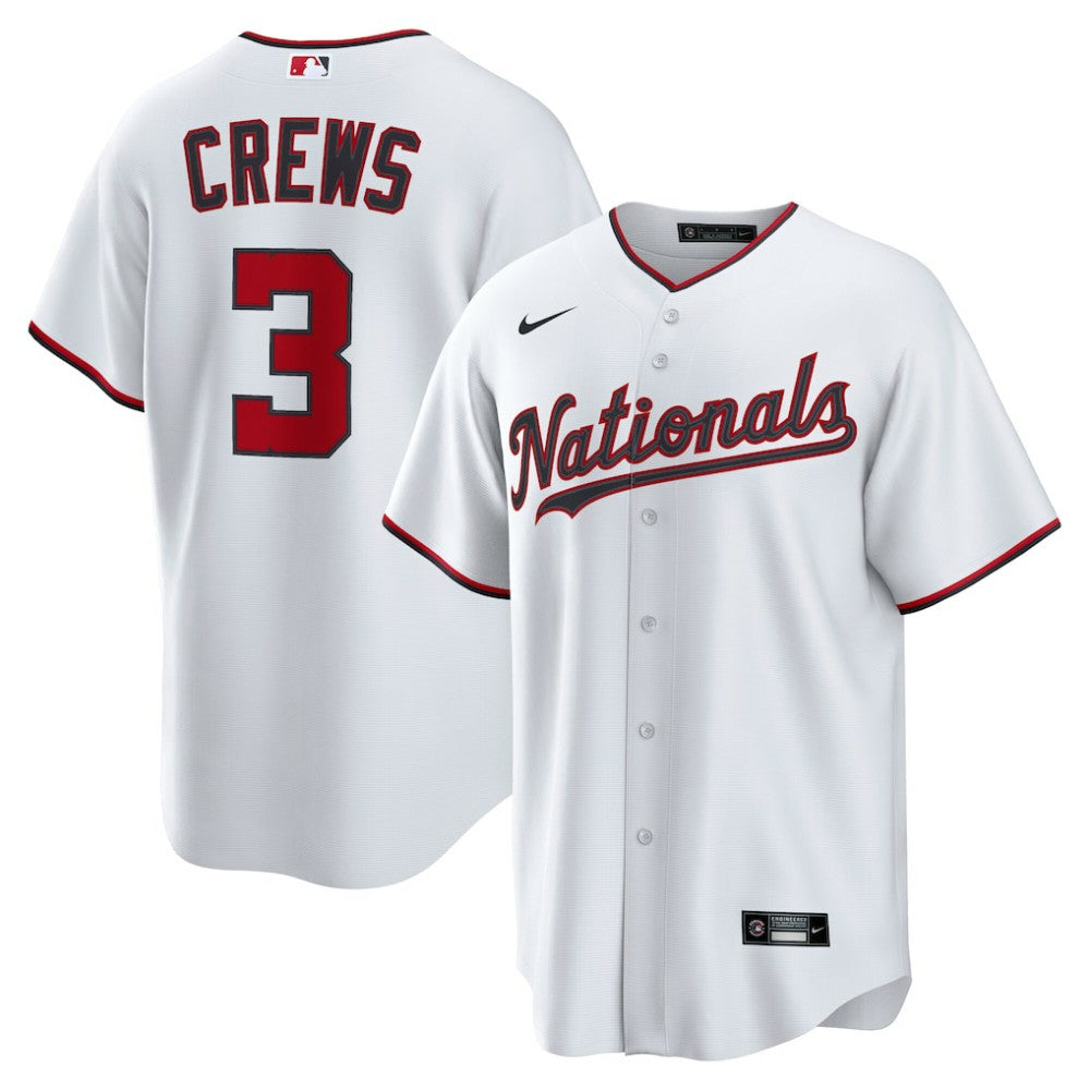Dylan Crews Washington Nationals Nike Home Replica Jersey for sale