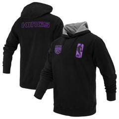 Sacramento Kings FISLL Unisex Logoman Shadow Collection Pullover Hoodie Black