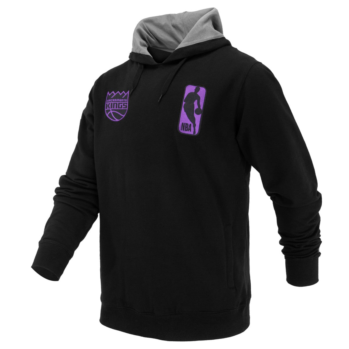 Sacramento Kings FISLL Unisex Logoman Shadow Collection Pullover Hoodie Black