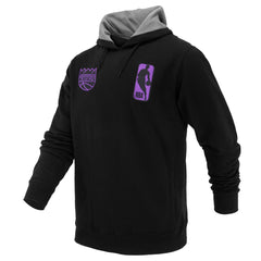 Sacramento Kings FISLL Unisex Logoman Shadow Collection Pullover Hoodie Black