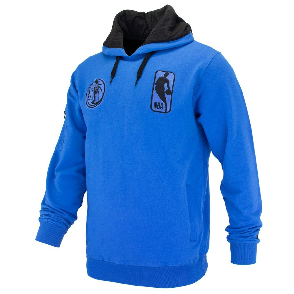 Dallas Mavericks FISLL Unisex Logoman Shadow Collection Pullover Hoodie Royal