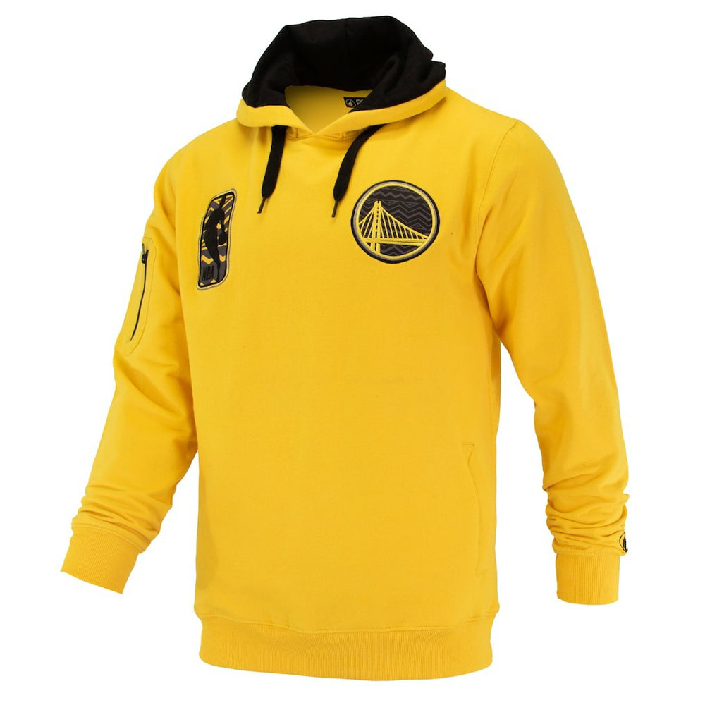 Golden State Warriors FISLL Unisex Logoman Shadow Collection Pullover Hoodie Gold
