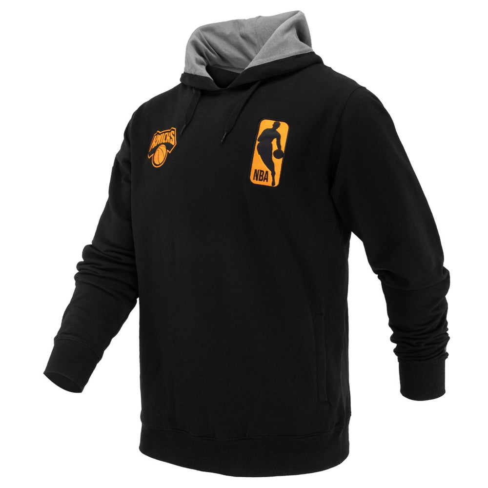 New York Knicks FISLL Unisex Logoman Shadow Collection Pullover Hoodie Black