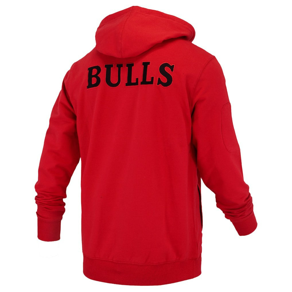 Chicago Bulls FISLL Unisex Logoman Shadow Collection Pullover Hoodie Red