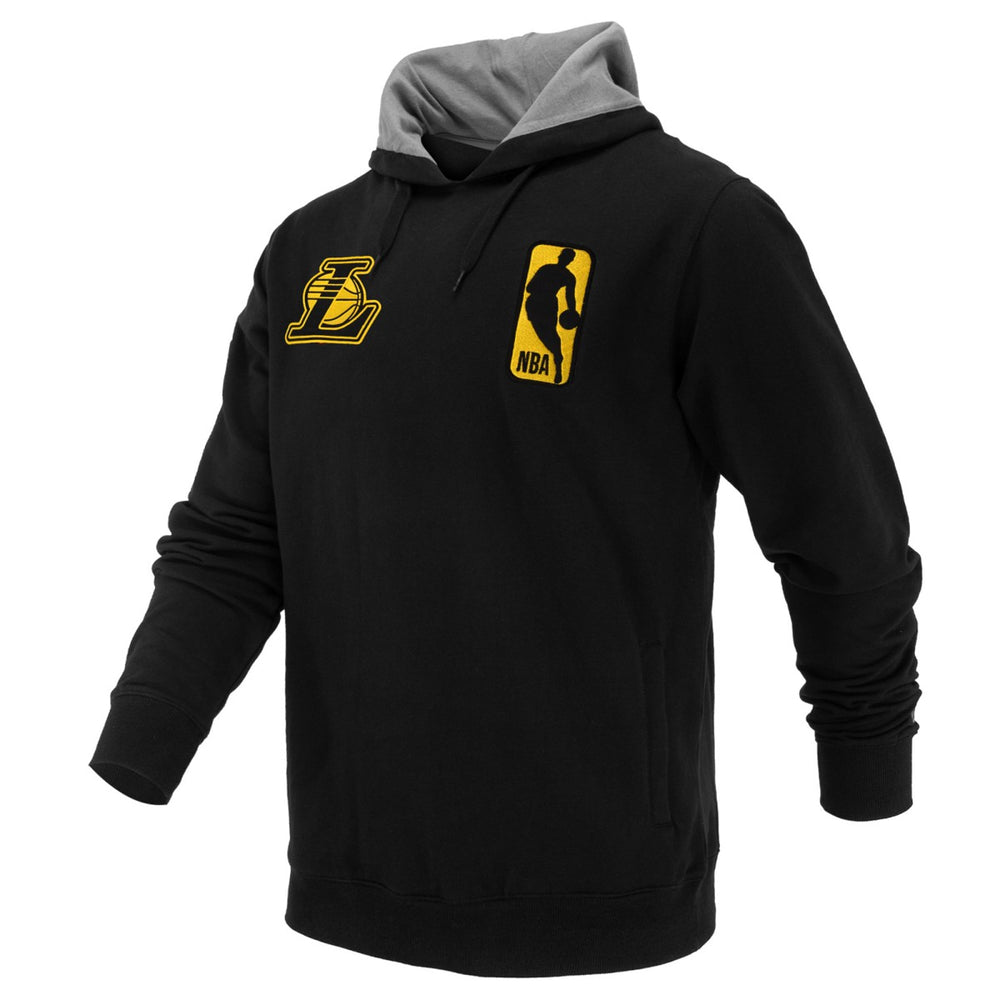 Los Angeles Lakers FISLL Unisex Logoman Shadow Collection Pullover Hoodie Black