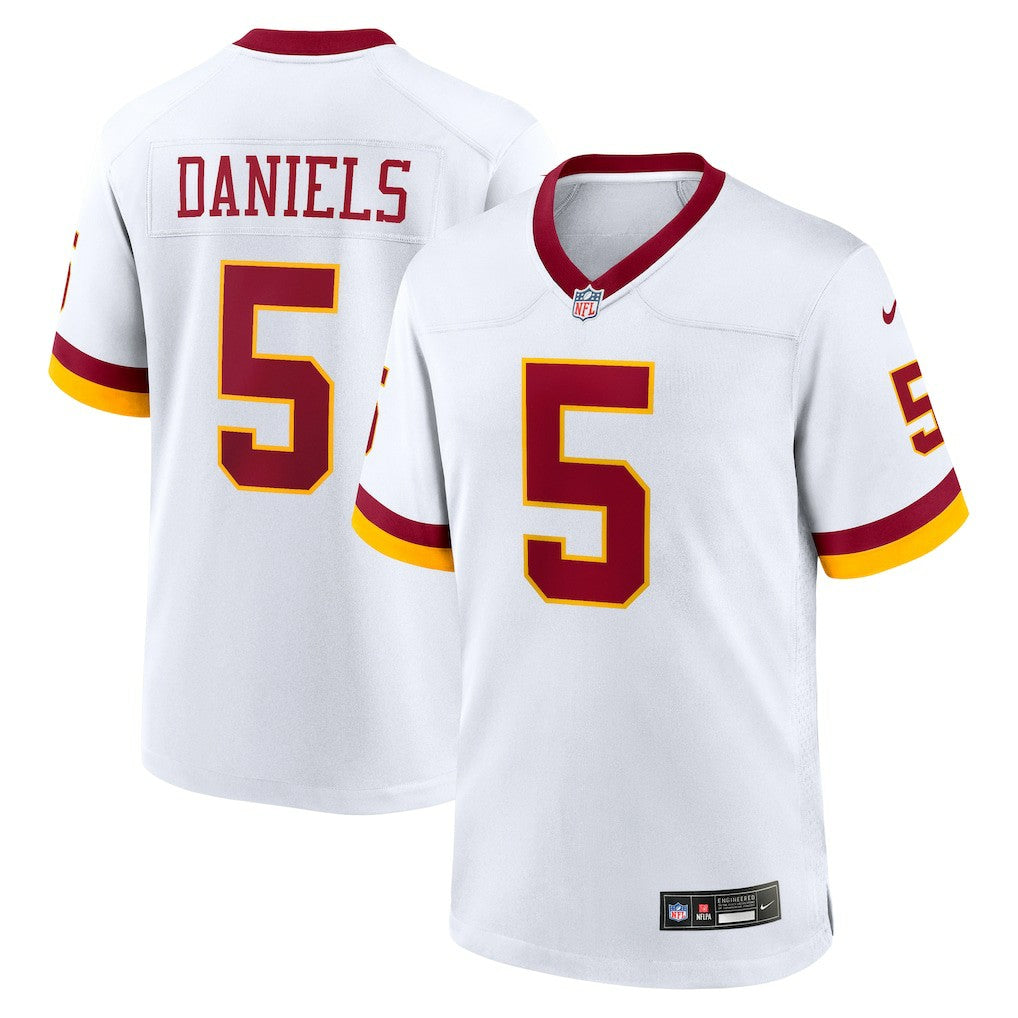 Jayden Daniels Washington Commanders Game Super Bowl Era Jersey - White - Nike