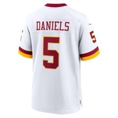 Jayden Daniels Washington Commanders Game Super Bowl Era Jersey - White - Nike