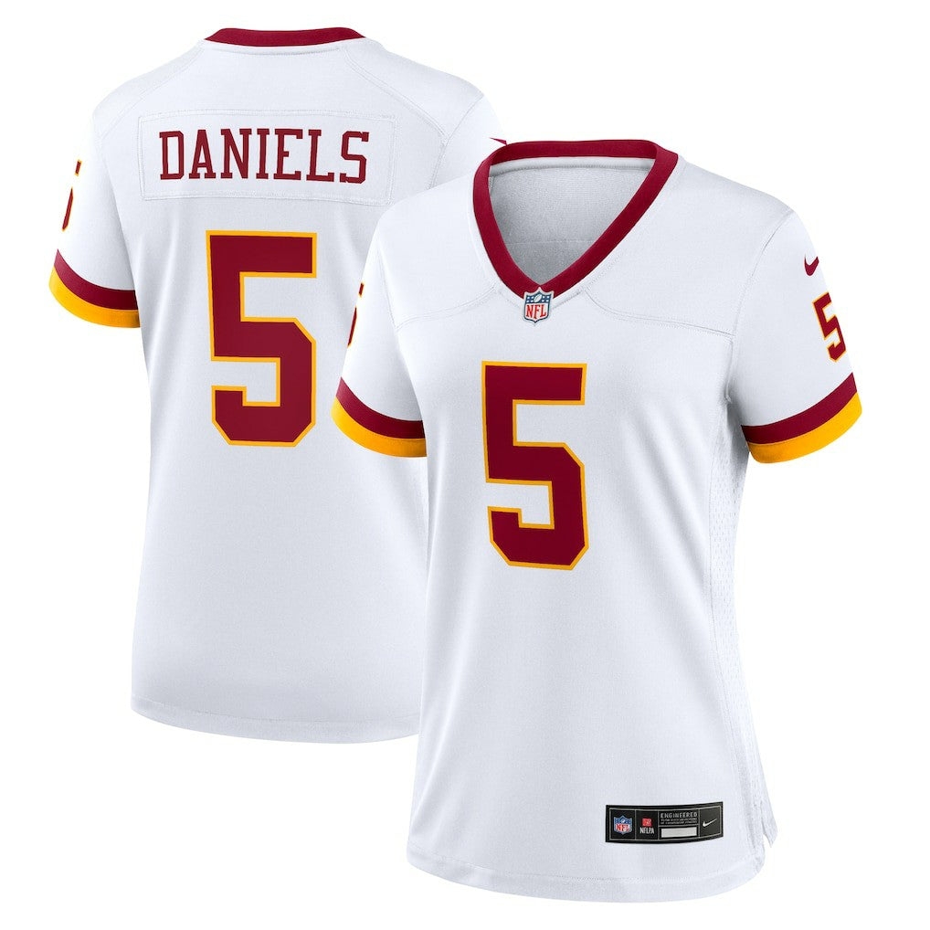 Jayden Daniels Washington Commanders Women's Game Super Bowl Era Jersey - White - Nike