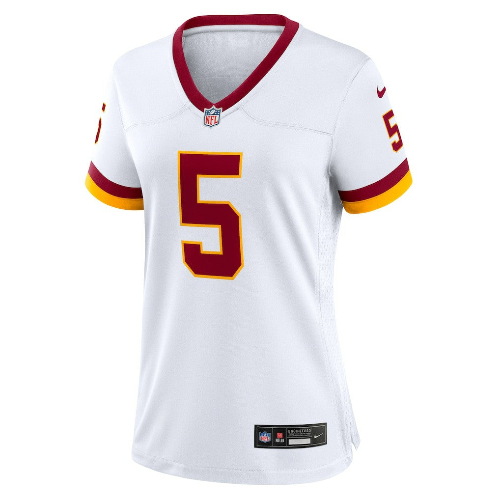Jayden Daniels Washington Commanders Women's Game Super Bowl Era Jersey - White - Nike