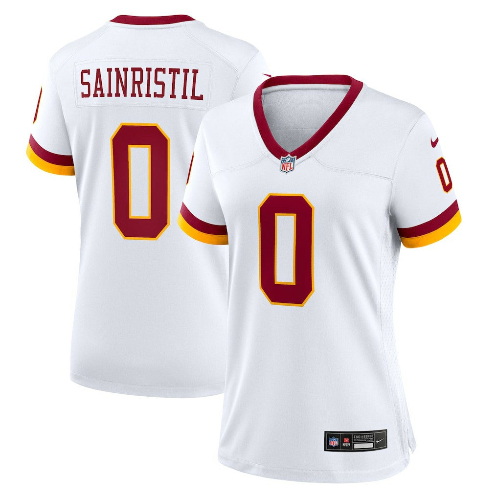 Mike Sainristil Washington Commanders Women's Game Super Bowl Era Jersey - White - Nike